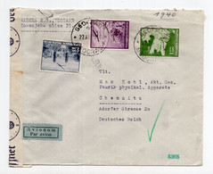 1940. KINGDOM OF YUGOSLAVIA,SERBIA,BELGRADE AIRMAIL COVER TO GERMANY - Luftpost