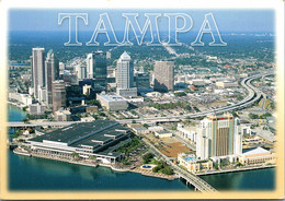 Florida Tampa Aerial View Of Downtown 2002 - Tampa