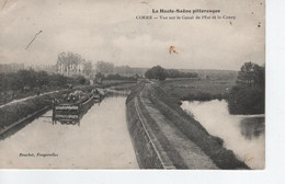 70 - Haute Saone - Corre - Vue Sur Le Canal De L'Est Et Le Coney - Péniche  Antilope Lyon - Navigation - - Other Municipalities