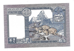 *nepal 1 Rupee 1974  22 Sign 11  Unc - Népal