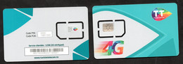 Tunisia- SIM Card - Big Size -Tunisie Telecom - 4G - Unused- Packaging - Excellent Quality - Tunisia