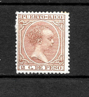 LOTE 2174 A  /// (C015)  PUERTO RICO 1891 EDIFIL Nº: 93 *MH  ¡¡¡ OFERTA - LIQUIDATION - JE LIQUIDE !!! - Puerto Rico