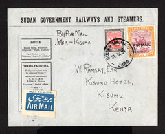 S4755-SUDAN-AIRMAIL COVER JUBA To Kisumu (KENYA).1931.WWII.Enveloppe AERIEN SOUDAN - South Sudan