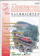 Meteor Nachrichten Wien AK Sammlerverein Jg. 12 Ausg. 3/99 1999 Semmeringbahn Semmering - Ocio & Colecciones