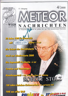 Meteor Nachrichten Wien AK Sammlerverein Jg. 13 Ausg. 4/2000 Robert Stolz - Tempo Libero & Collezioni