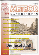 Meteor Nachrichten Wien AK Sammlerverein Jg. 18 Ausg. 4/2005 Josefstadt - Hobby & Sammeln