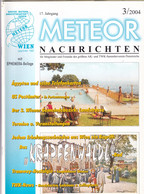 Meteor Nachrichten Wien AK Sammlerverein Jg. 17 Ausg. 3/2004 Krapfenwald Wien - Tempo Libero & Collezioni