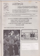 Meteor Nachrichten Wien AK Sammlerverein Jg. 8 Ausg. 4/1995 - Hobby & Verzamelen