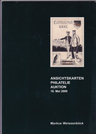 Markus Weissenböck Ansichtskarten Philatelie Auktion 16. Mai 2009 Auktionskatalog - Catalogues