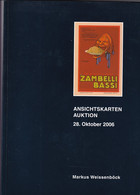 Markus Weissenböck Ansichtskarten Auktion 28. Okt. 2006 Auktionskatalog - Catalogues