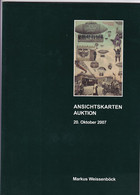 Markus Weissenböck Ansichtskarten Auktion 20. Okt. 2007 Auktionskatalog - Catalogues
