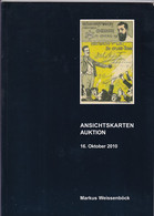 Markus Weissenböck Ansichtskarten Auktion 16. Okt. 2010 Auktionskatalog - Cataloghi