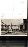 678764 Dornbirn Marktplatz Staufenberg Brunnen Oldtimer Auto - Dornbirn