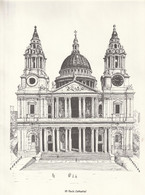 ANTICO DISEGNO - ST. PAULS CATHEDRAL - LONDON - Andere Plannen