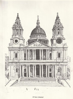 ANTICO DISEGNO - ST. PAULS CATHEDRAL - LONDON - Autres Plans