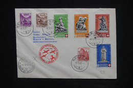 SUISSE - Enveloppe De Samaden Pour Siders En 1940 Par Avion, Voir Cachets Et Affranchissement - L 120355 - Poststempel