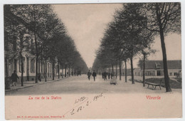 Vilvoorde - Stationstraat (V.G.) (gelopen Kaart Van Voor 1900 Met Zegel) - Vilvoorde