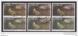 AUSTRALIA  FREAKS:  1981  MC. CUBBIN  -  2  USED  STAMPS  -  REP.  3  EXEMPLARY  -  YV/TELL. 739 + 739 A - Variedades Y Curiosidades