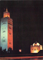 Marrakech - La Koutoubia, La Nuit - Marrakech