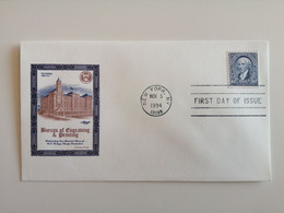 1994..USA.. FDC WITH STAMP AND POSTMARKS..THE BUREAU OF ENGRAVING AN PRINTING CENTENNIAL OF U.S.POSTAGE STAMP PRODUCTION - 1991-2000
