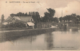 SAINT OMER : VUE SUR LE CANAL - Saint Omer
