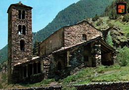 9687 ANDORRE CANILLO  Eglise Romane St Joan De Caselles    (recto-verso) Andorre - Andorre