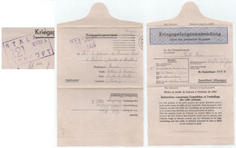 STALAG XVII A - KAISERSTEINBRUCH - AUTRICHE / DEMANDE DE COLIS ADRESSE A UNE PRINCESSE, MARRAINE DE GUERRE. (ref 9041) - 2. Weltkrieg 1939-1945