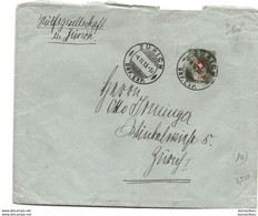 44 - 10 - Enveloppe "Hülfsgesellschaft In Zürich 1913 " Timbre Franchise - Attention Pli Vertical Au Milieu - Franchise