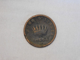 Italie 1 SOLDO Napoleone 1813 M - Napoleonic