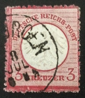 1872 Adler Mit Kleinem Brustschild 3 Kr. Mi.9 - Used Stamps