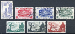 SAINT PIERRE Et MIQUELON < N° 326-329-330-331-332-333-334 Ø Oblitéré Used Ø - 7 Valeurs < MORUE Et CALVAIRE - Used Stamps