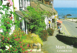 MARS HILL, LYNMOUTH, DEVON. ENGLAND UNUSED POSTCARD J4 - Lynmouth & Lynton