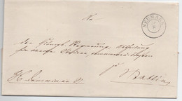 PRUSSIA/PREUSSEN Ca. 1840 Cover/Brief With/mit NEUMARK Cancel/Stempel - [1] Prephilately