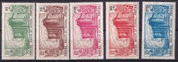 WALLIS ET FUTUNA -  1939 - YVERT N° 72/76 ** MNH ! - COTE = 205 EUR. - REVOLUTION - 1939 150e Anniversaire De La Révolution Française