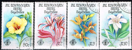 SEYCHELLES / ZIL ELOIGNE SESEL / Oblitérés / Used / 1986 - Fleurs - Seychelles (1976-...)