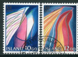 ICELAND 1986 Christmas Used.  Michel 661-62 - Usati