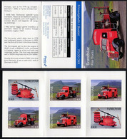 Faroe Islands 2016 Stamp Booklet Fire Trucks Engines MNH - Faroe Islands