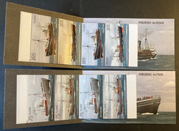 Iceland 2010 Booklet X2 Trawler Ships Fishing Industry Sg1274-5 MNH - Markenheftchen