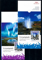 Iceland 2012 Booklet X2 Europa Cept Northern Lights Guyser MNH - Markenheftchen