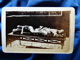 Photo CDV Anonyme Pompei - Victimes De Pompei Circa 1873 L595A - Old (before 1900)