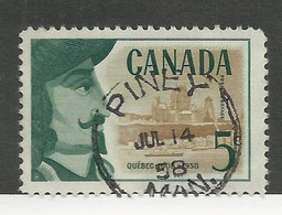 32717) Canada Postmark Cancel Manitoba MB Piney - Histoire Postale