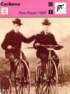 CYCLISME EDITIONS RENCONTRE:PARIS ROUEN - Cyclisme