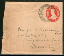 India 1939's KGVI 1An Red Postal Stationary Envelope Jain-E38 Used # 12785 - Briefe