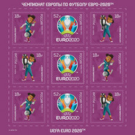 Russia 2021 EURO 2020 UEFA Sheetlet Mint - Nuovi