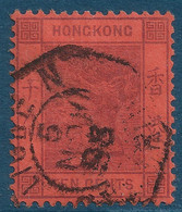 Colonies Anglaises HONG KONG N°41 10 Cents Oblitération Française De Paquebot " LIGNE N /PAQ FR N° " Rare - Gebraucht