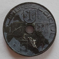 Belgium 1942 - 5 Centiem Zink/Jespers VL/FR - Leopold III - Morin 499 - Pr - 5 Cent