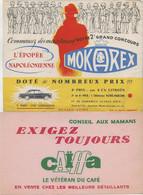 BUVARD - PUBLICITE  CAFE - CAIFFA  ET MOKAREX  -ANNEE 1956 - Koffie En Thee