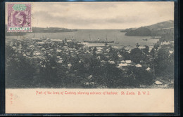 Part Of The Town Of Castries Showing Entrance Of Harbour .St.Lucia - St. Lucia