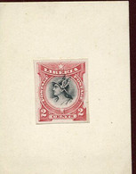 69984 Liberia, Color Proof, Essai De Couleur, 1906, 2c. Merkur, Mercure, Mercury,  Mythology - Mitología