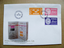 Cover Sweden Special Cancel 1984 Fdc Post - Lettres & Documents
